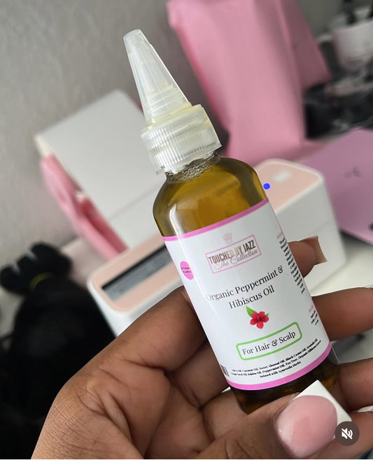 Organic Peppermint & Hibiscus Hair Growth Oil